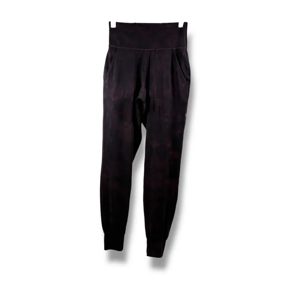 Lululemon Align High Rise Diamond Dye Joggers in Cassis Black Size 2